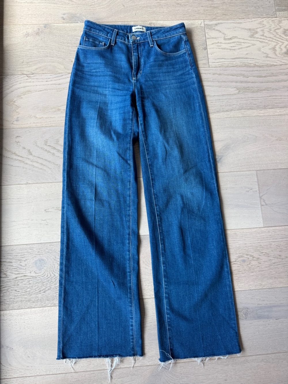 L’agence Wide-Leg High-Rise Women's Jeans - Blue